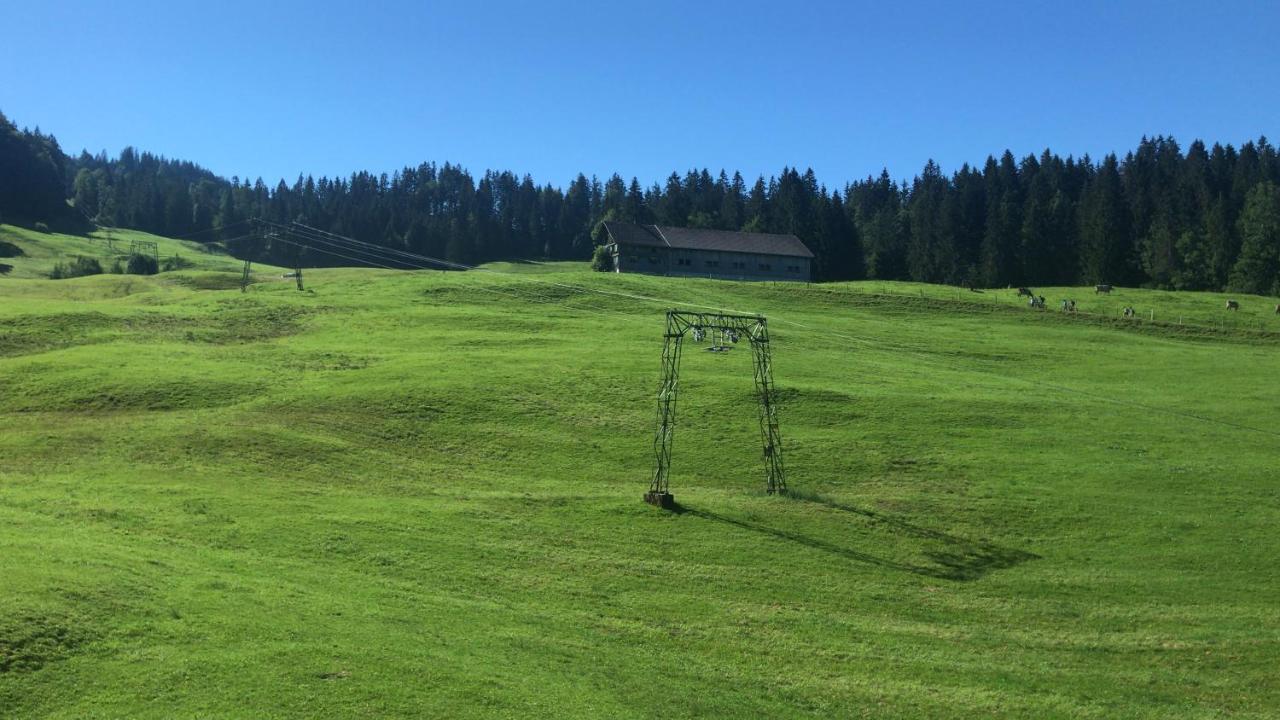 Ferienwohnung Morgentau Am Rande Der Wildnis Sibratsgfäll Eksteriør bilde