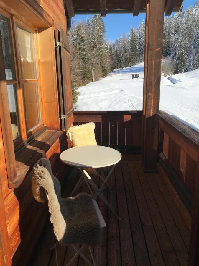 Ferienwohnung Morgentau Am Rande Der Wildnis Sibratsgfäll Eksteriør bilde