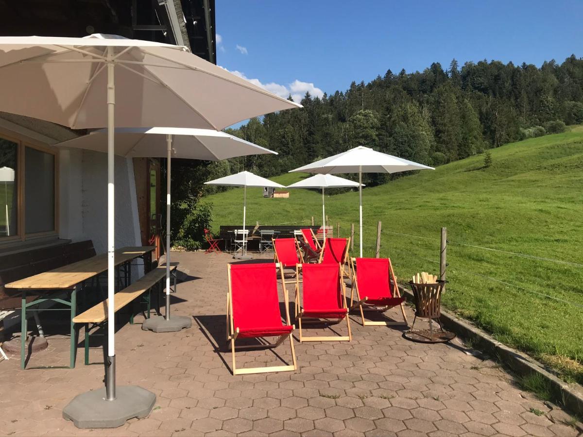 Ferienwohnung Morgentau Am Rande Der Wildnis Sibratsgfäll Eksteriør bilde