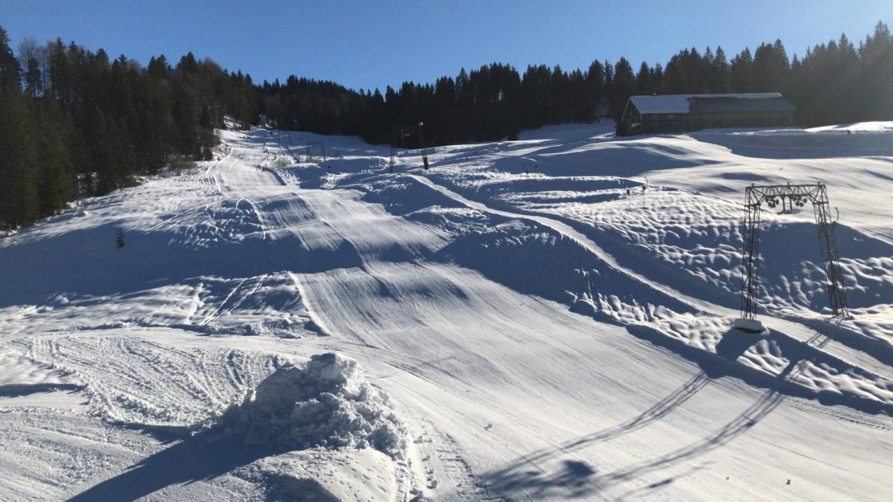 Ferienwohnung Morgentau Am Rande Der Wildnis Sibratsgfäll Eksteriør bilde