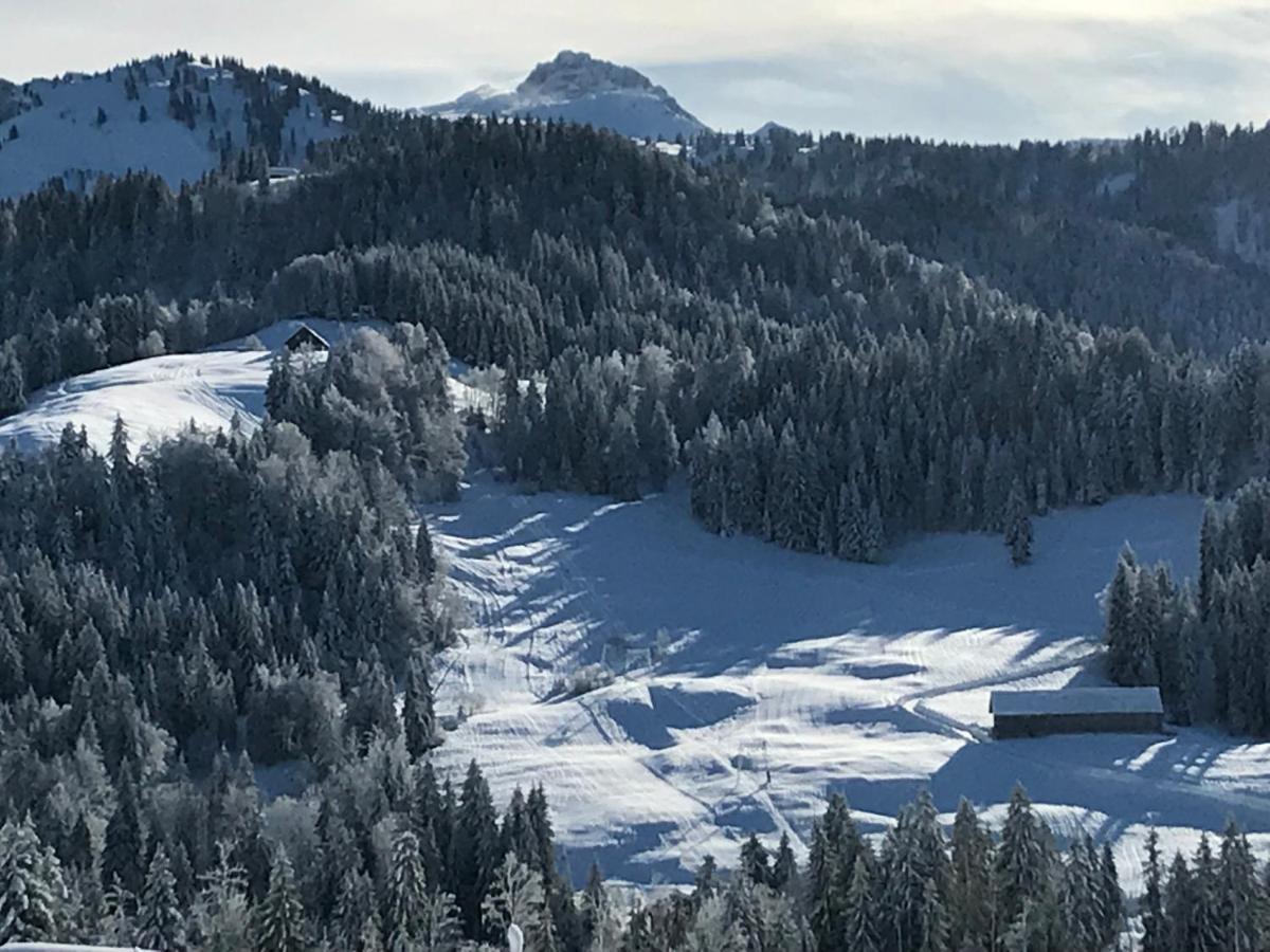 Ferienwohnung Morgentau Am Rande Der Wildnis Sibratsgfäll Eksteriør bilde